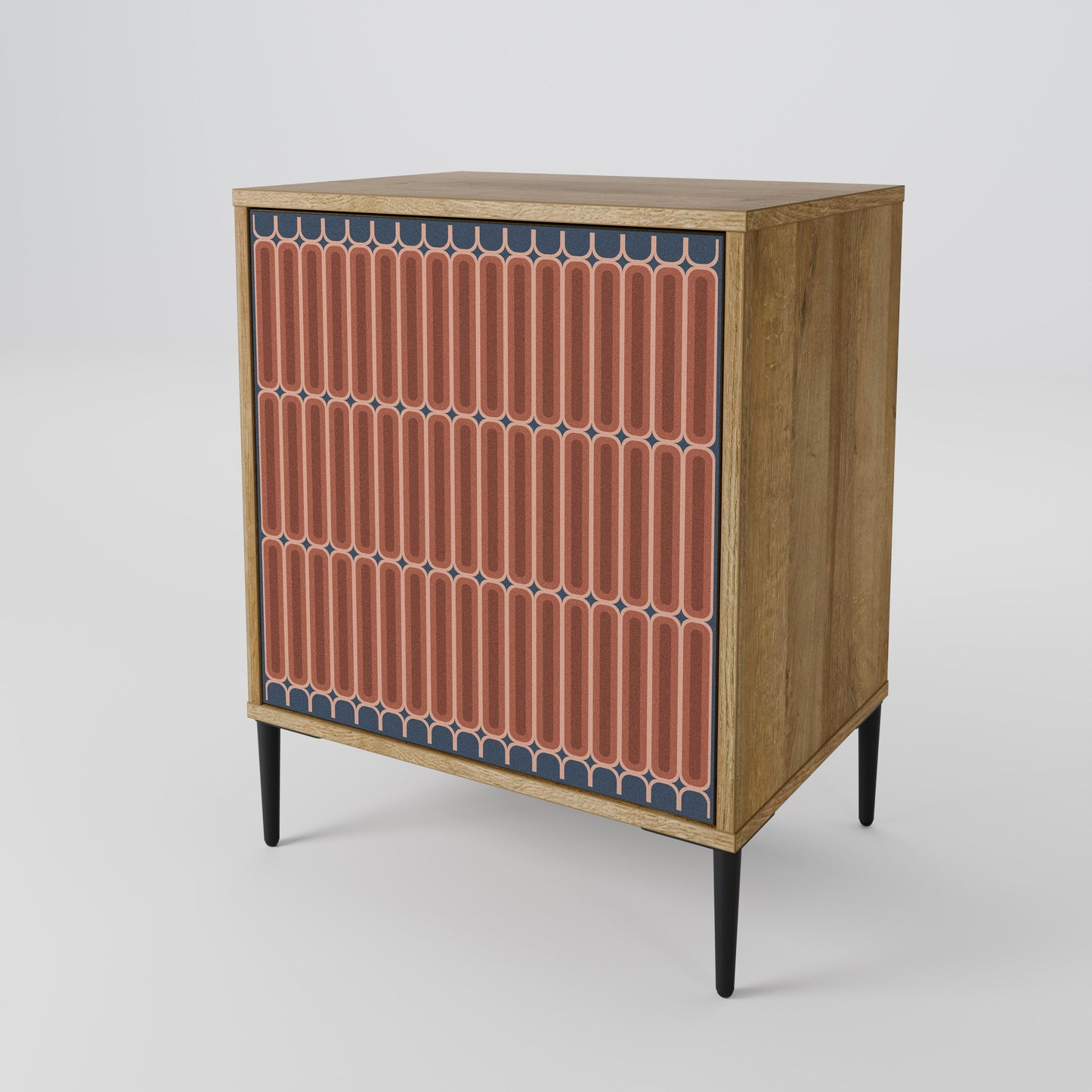HYPNOTIC GATE 1-Door Sideboard in Oak Effect
