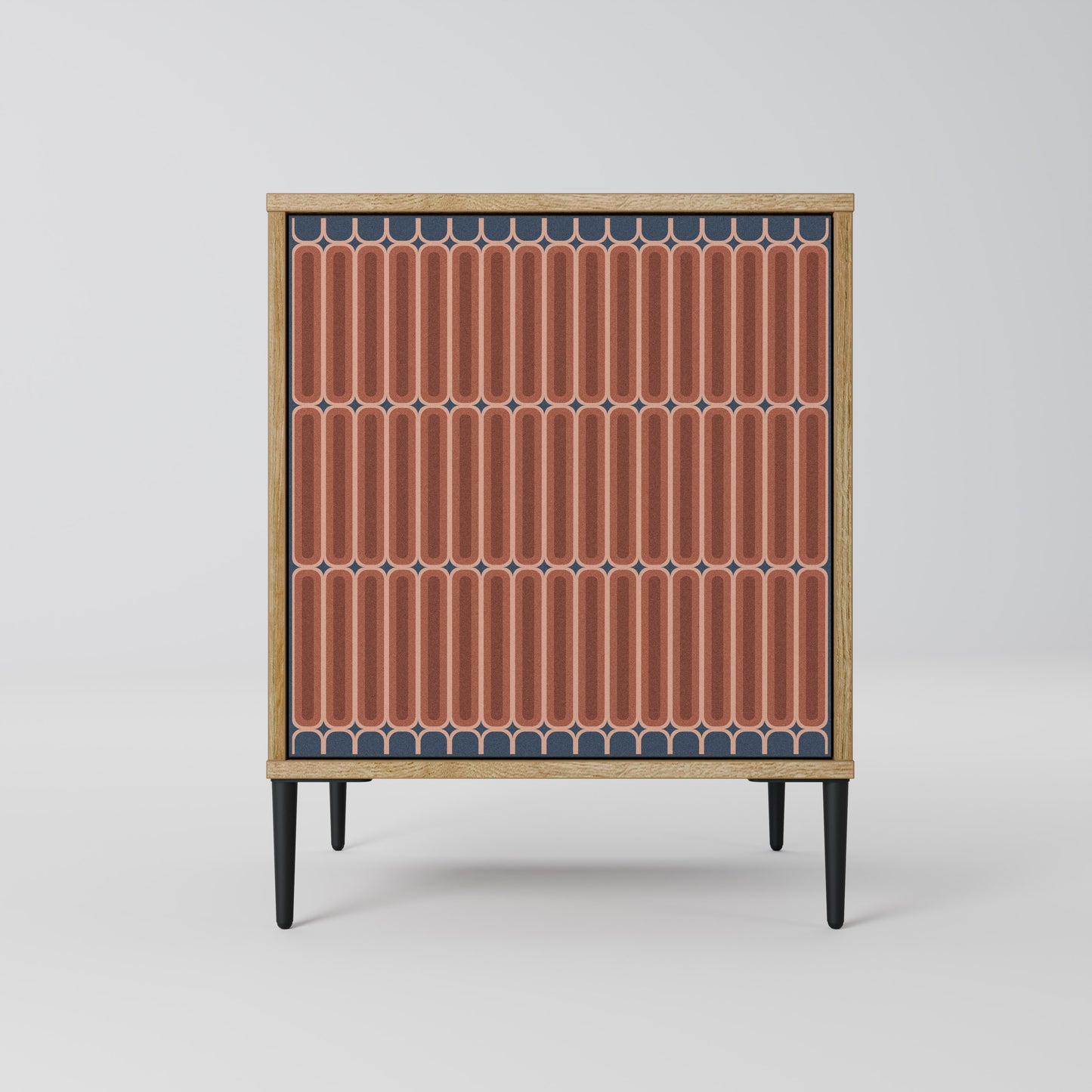 HYPNOTIC GATE 1-Door Sideboard in Oak Effect