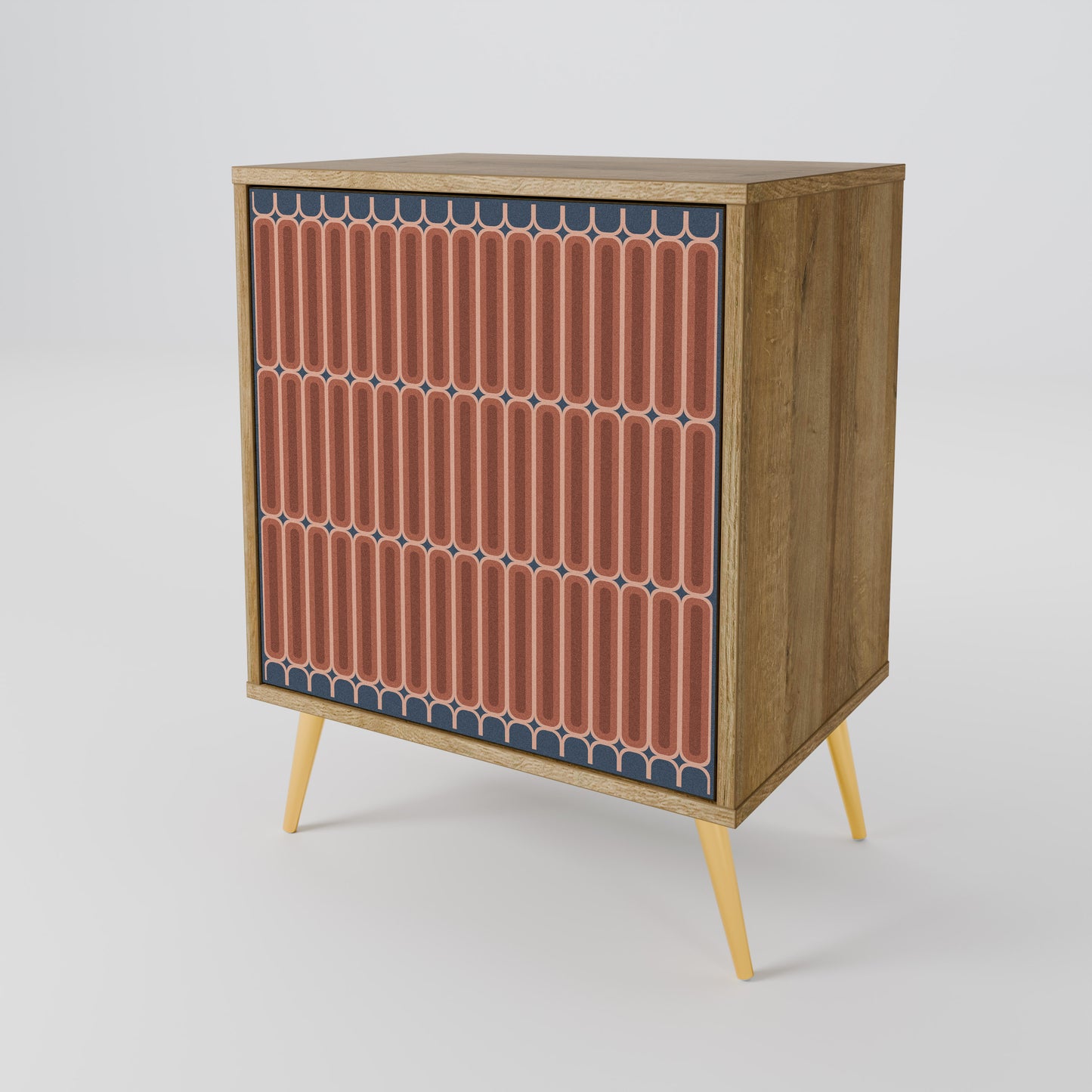 HYPNOTIC GATE 1-Door Sideboard in Oak Effect
