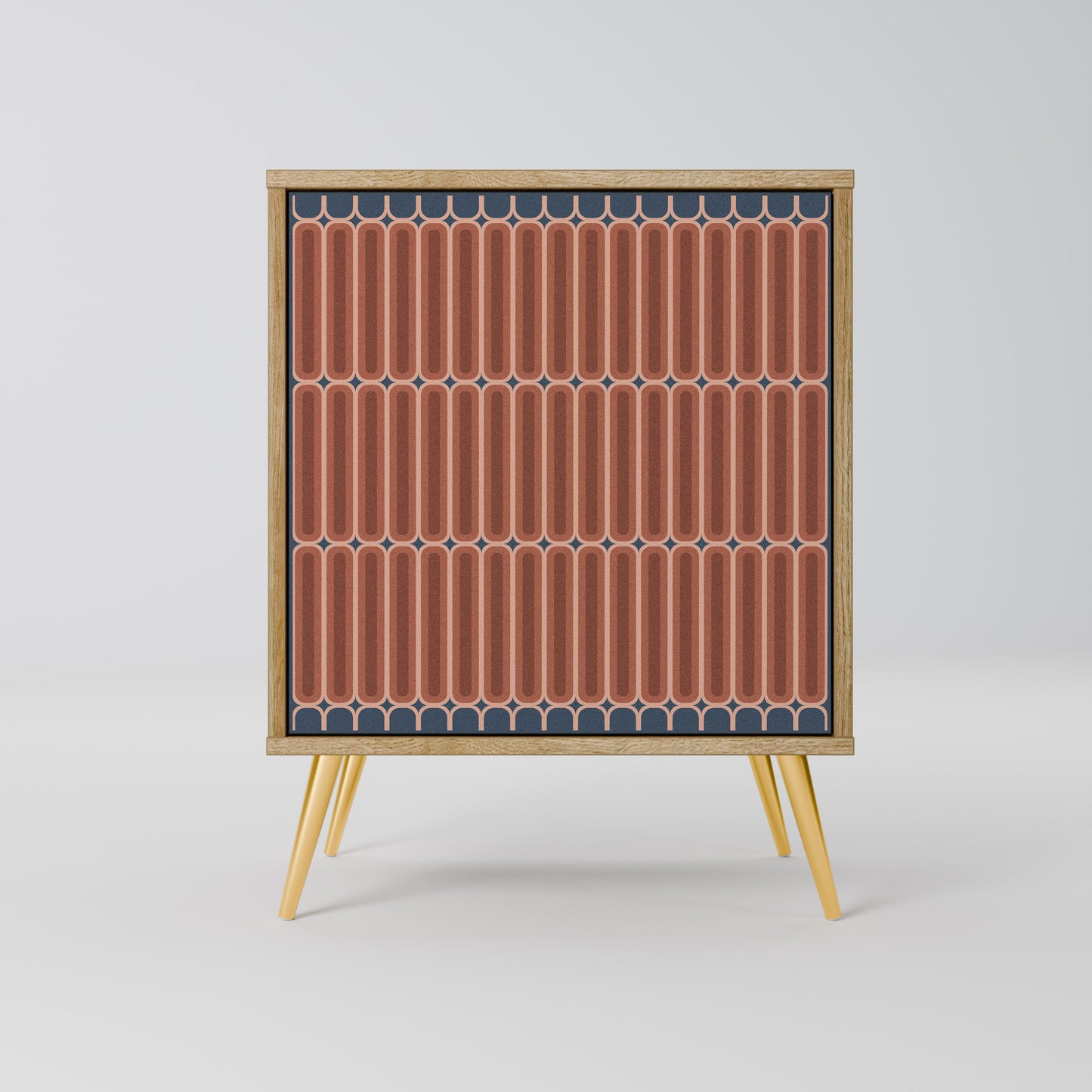 HYPNOTIC GATE 1-Door Sideboard in Oak Effect