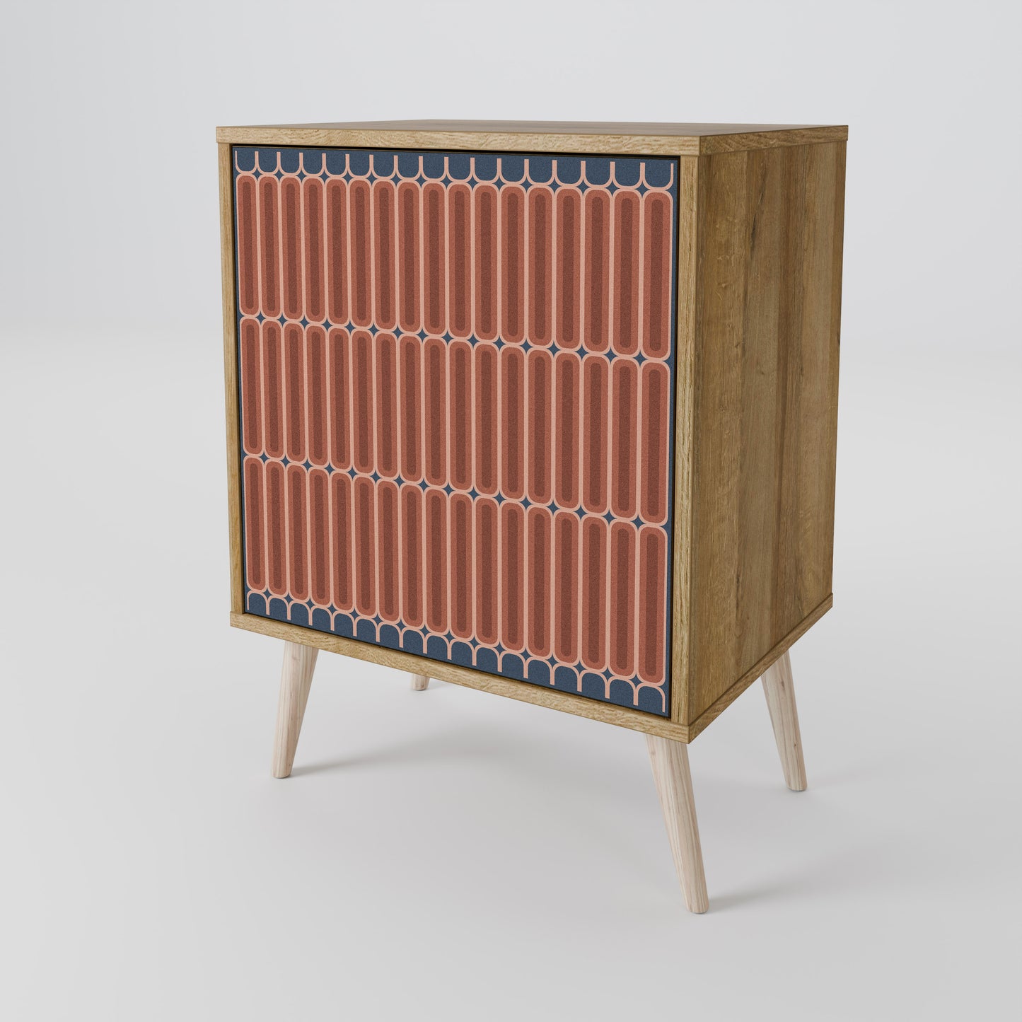 HYPNOTIC GATE 1-Door Sideboard in Oak Effect
