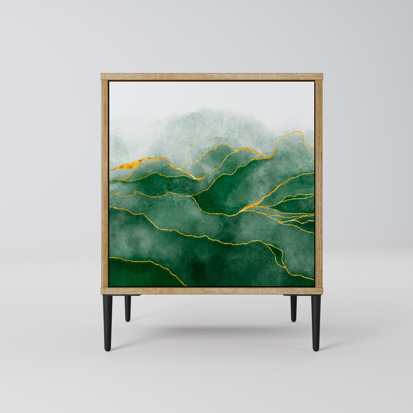 EXPENSIVE NATURE 1-Door Sideboard in Oak Effect