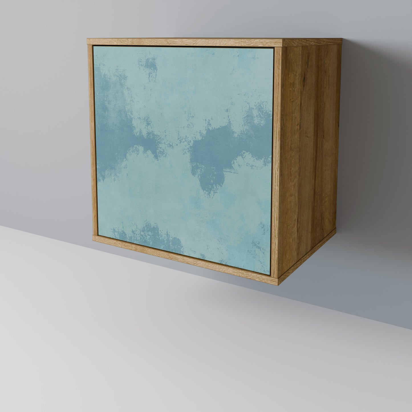 SKY WASH 1-Door Sideboard in Oak Effect
