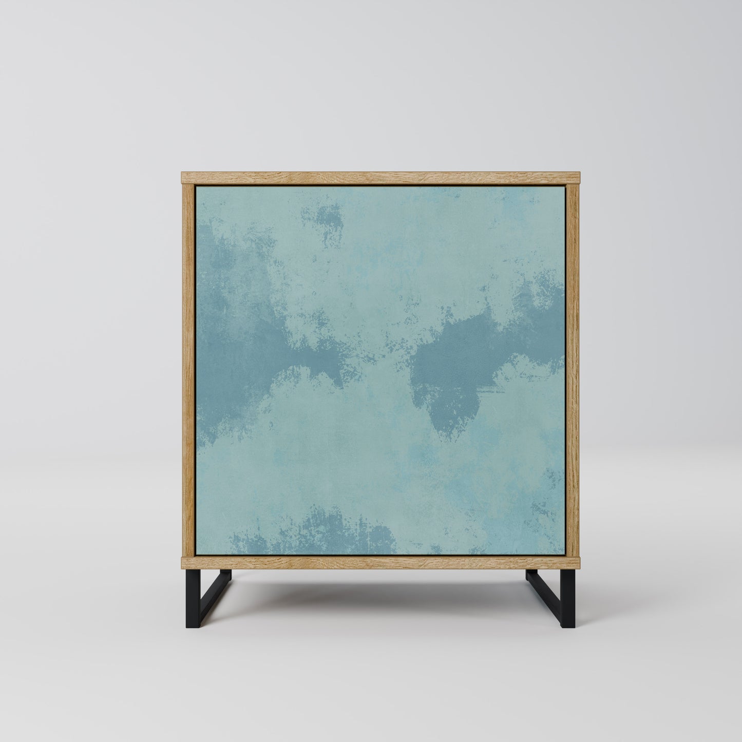 SKY WASH 1-Door Sideboard in Oak Effect