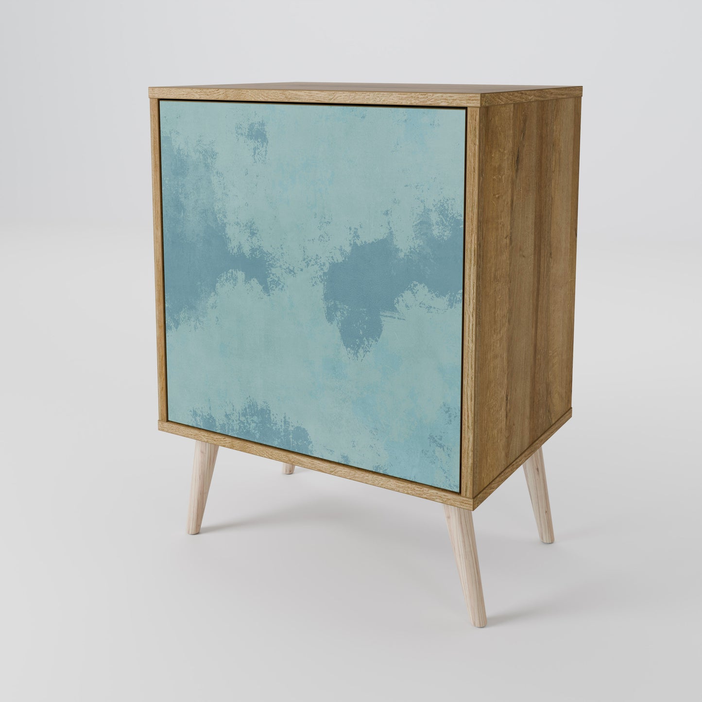 SKY WASH 1-Door Sideboard in Oak Effect