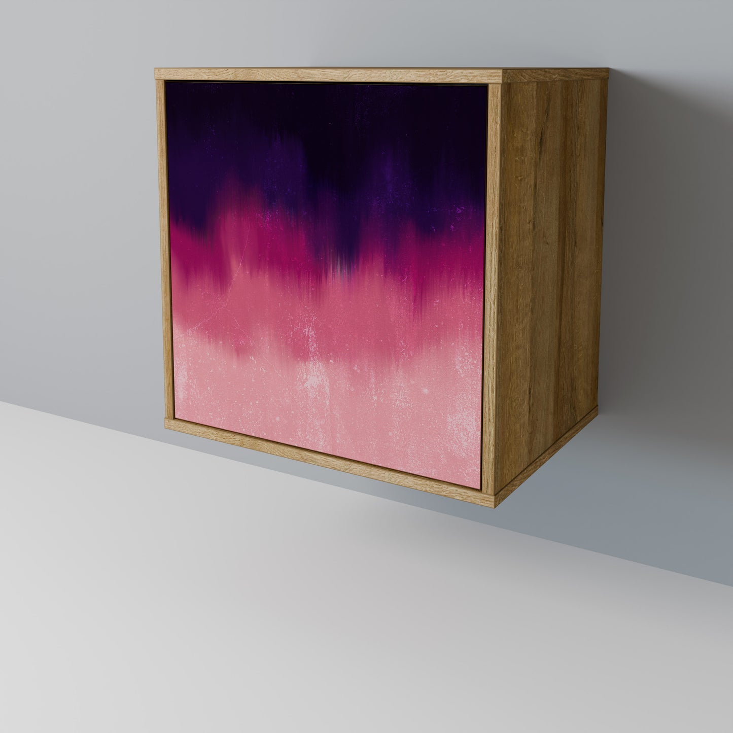 AURORA BOREALIS 1-Door Sideboard in Oak Effect