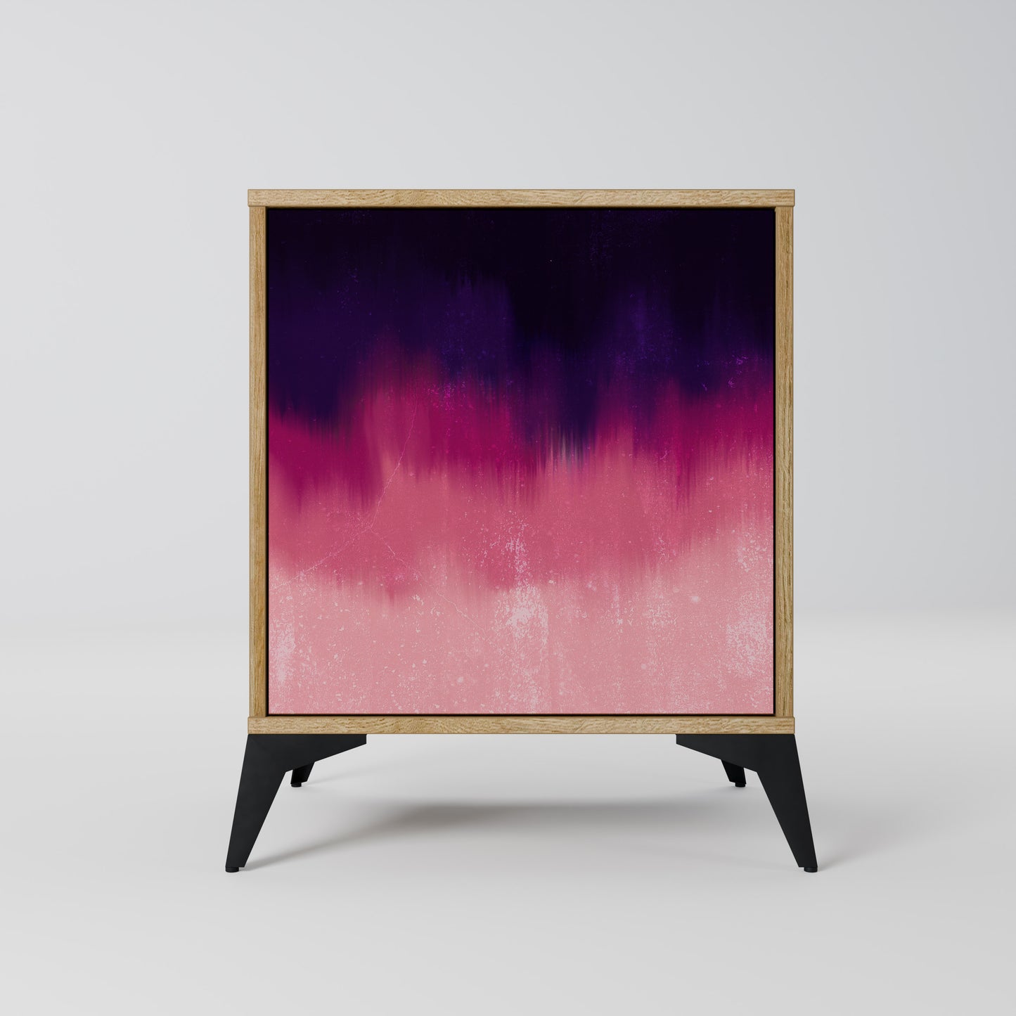 AURORA BOREALIS 1-Door Sideboard in Oak Effect