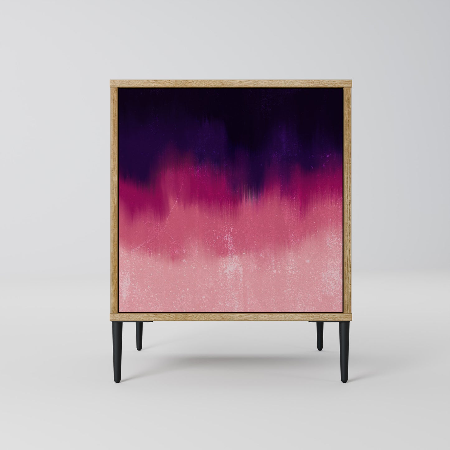 AURORA BOREALIS 1-Door Sideboard in Oak Effect