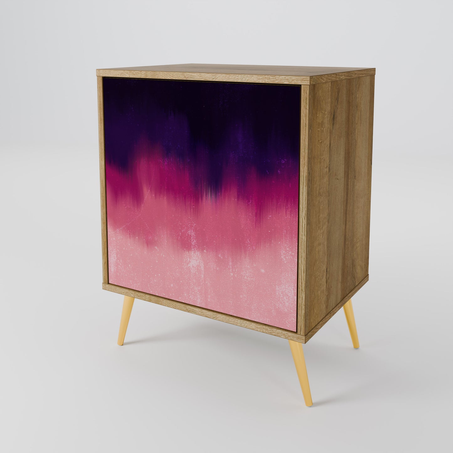 AURORA BOREALIS 1-Door Sideboard in Oak Effect