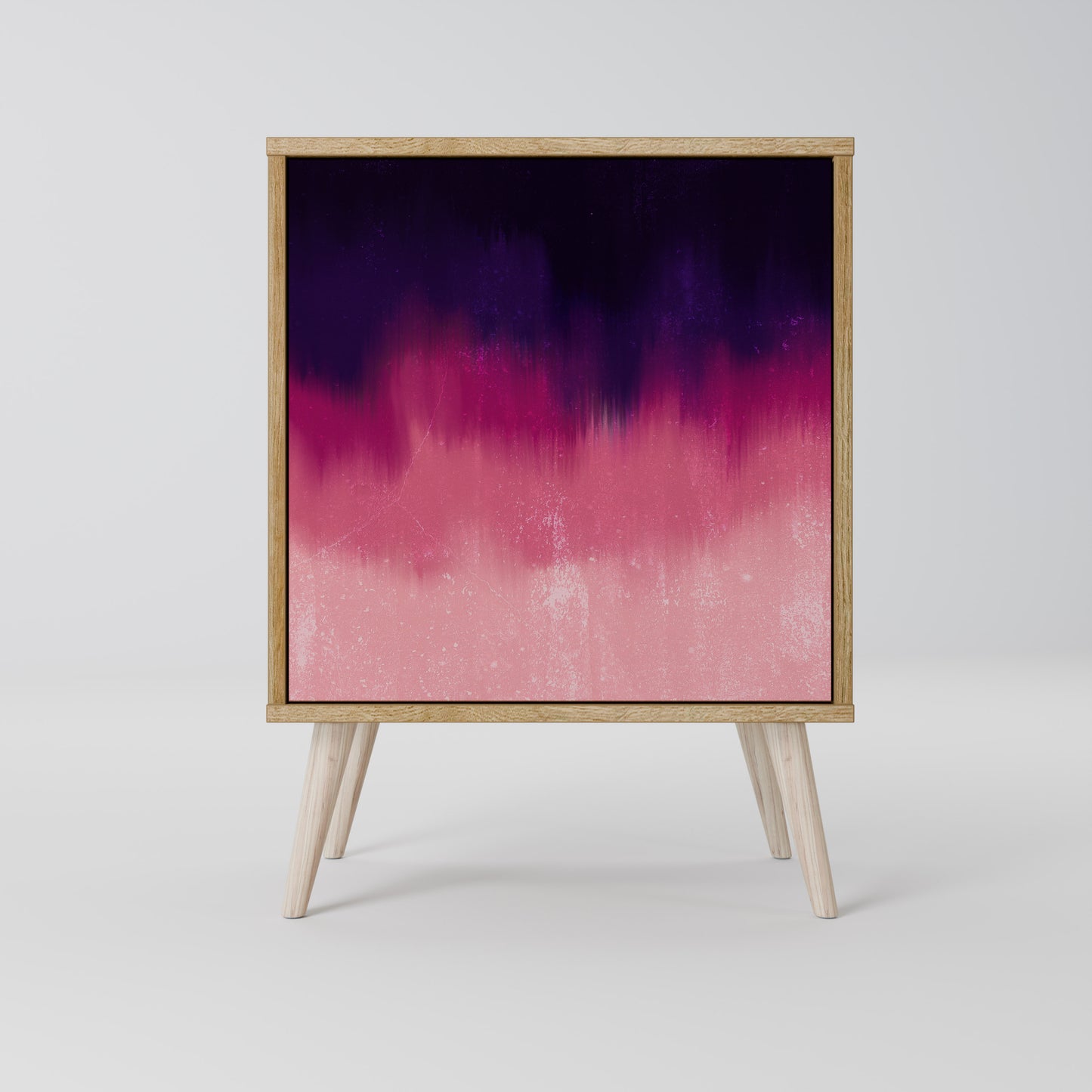 AURORA BOREALIS 1-Door Sideboard in Oak Effect