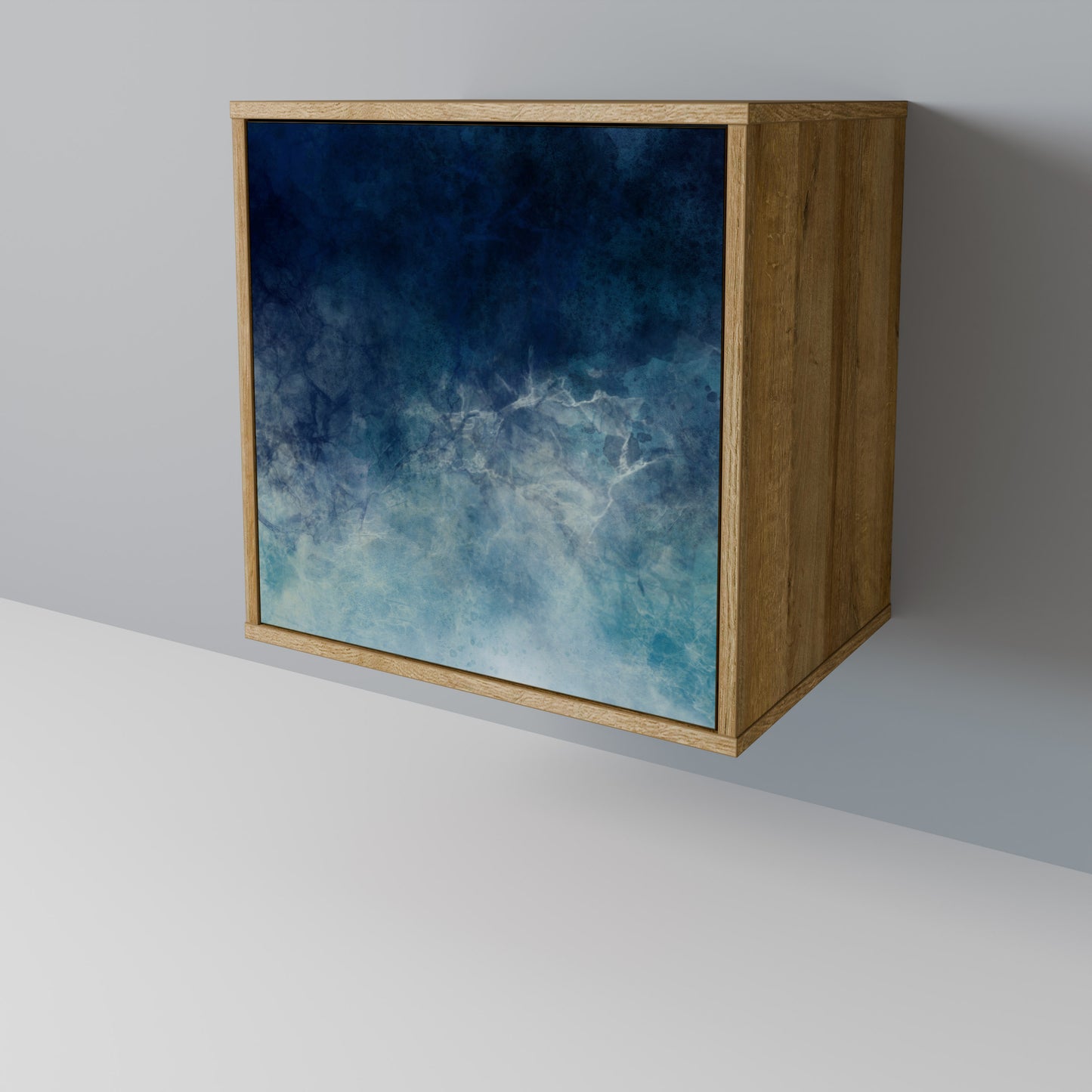 CELESTIAL FALL 1-Door Sideboard in Oak Effect