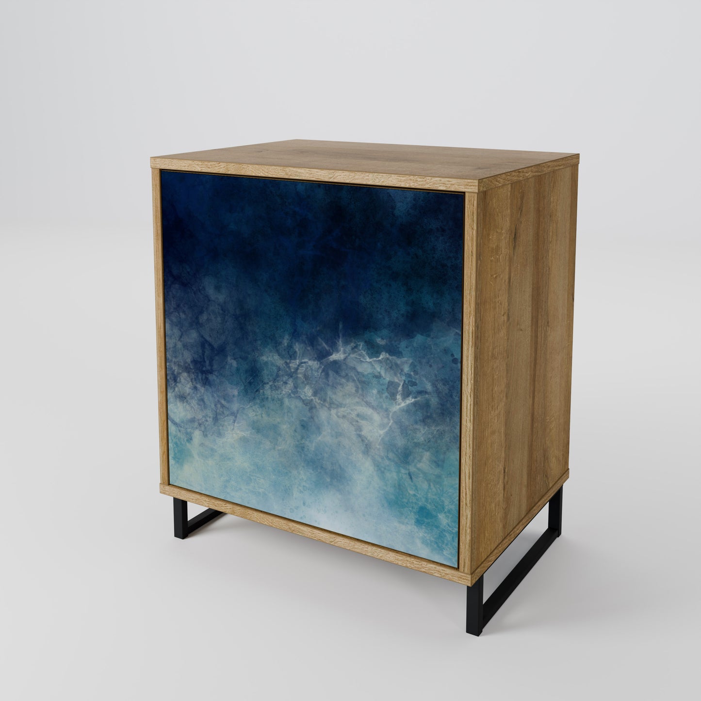 CELESTIAL FALL 1-Door Sideboard in Oak Effect