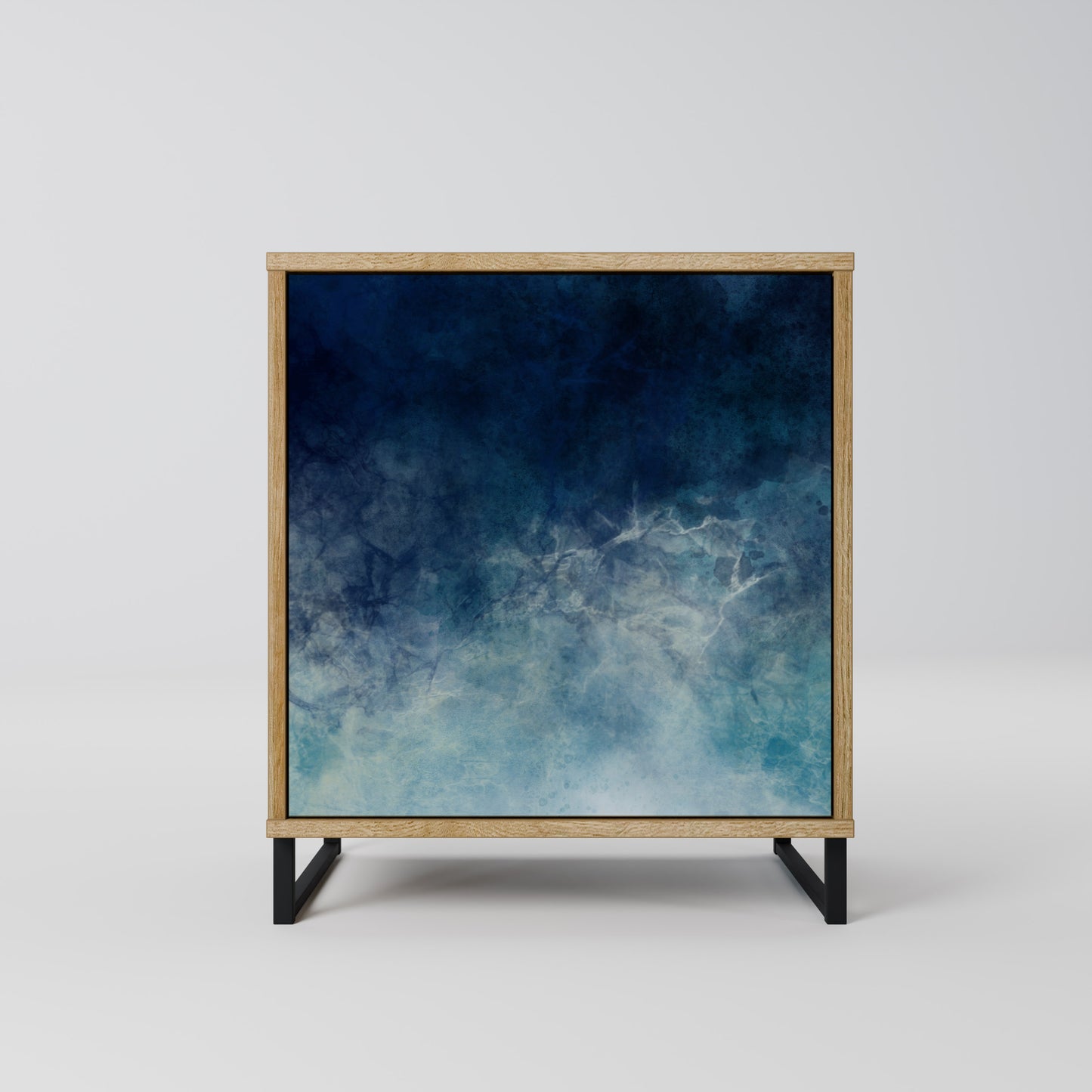CELESTIAL FALL 1-Door Sideboard in Oak Effect