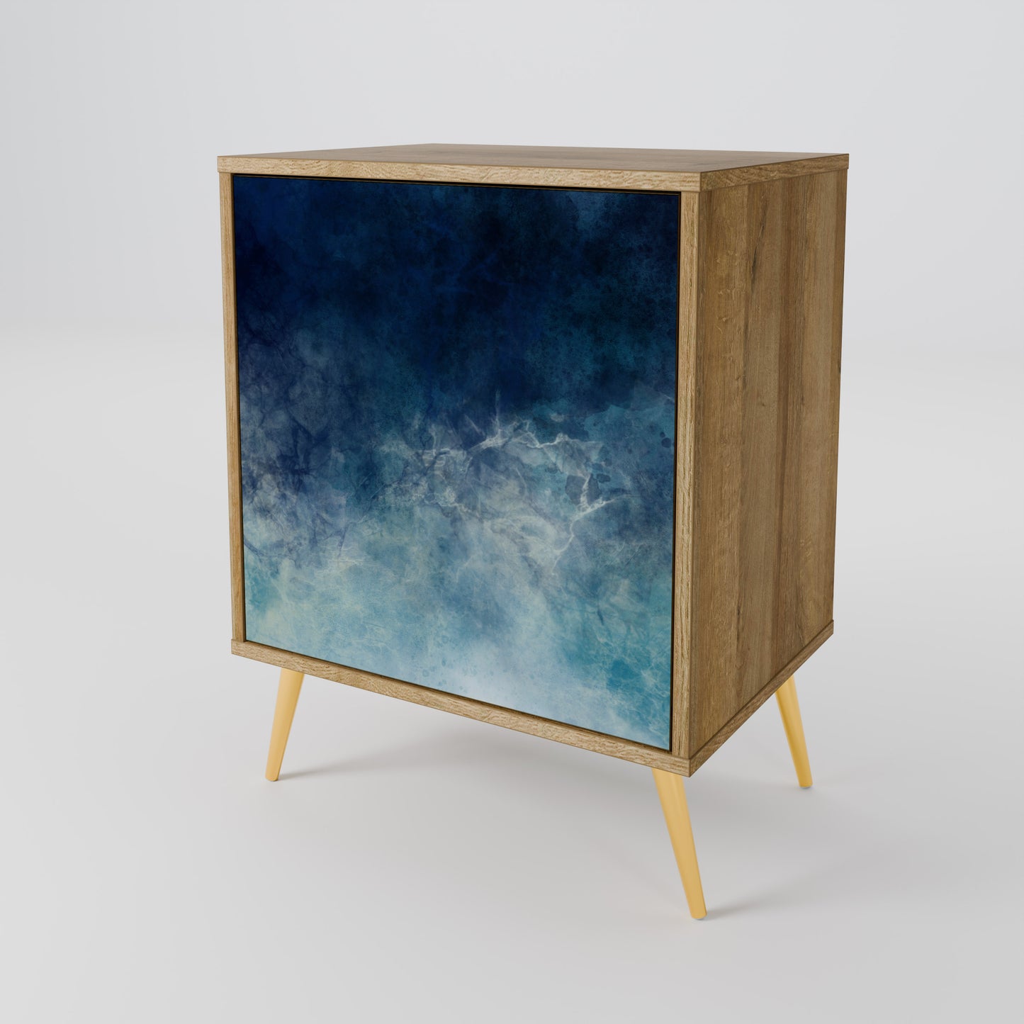 CELESTIAL FALL 1-Door Sideboard in Oak Effect