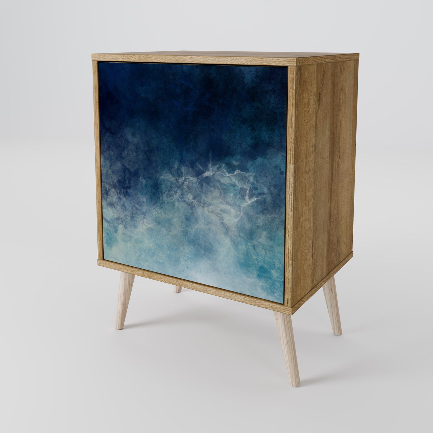 CELESTIAL FALL 1-Door Sideboard in Oak Effect
