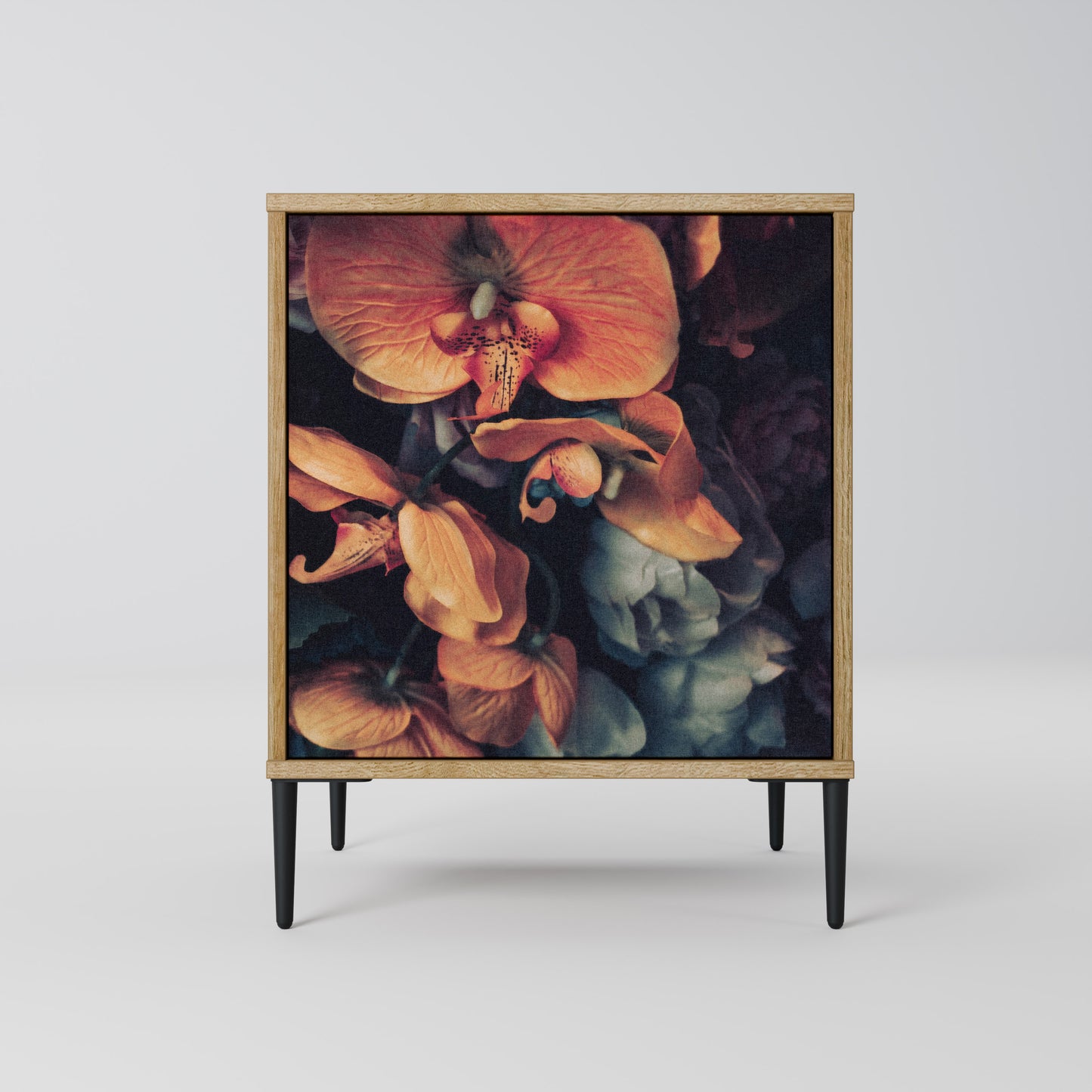 NEVERENDING BLOOM 1-Door Sideboard in Oak Effect