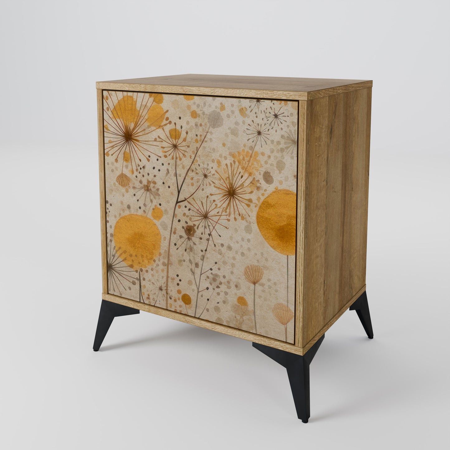 MORNING GLADE 1-Door Sideboard in Oak Effect