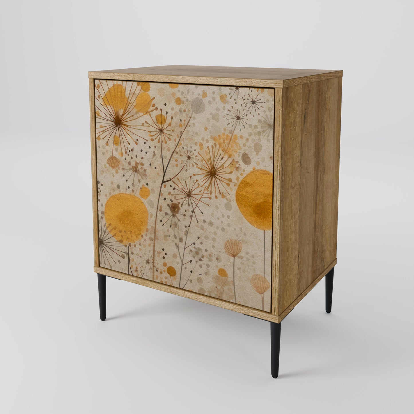 MORNING GLADE 1-Door Sideboard in Oak Effect