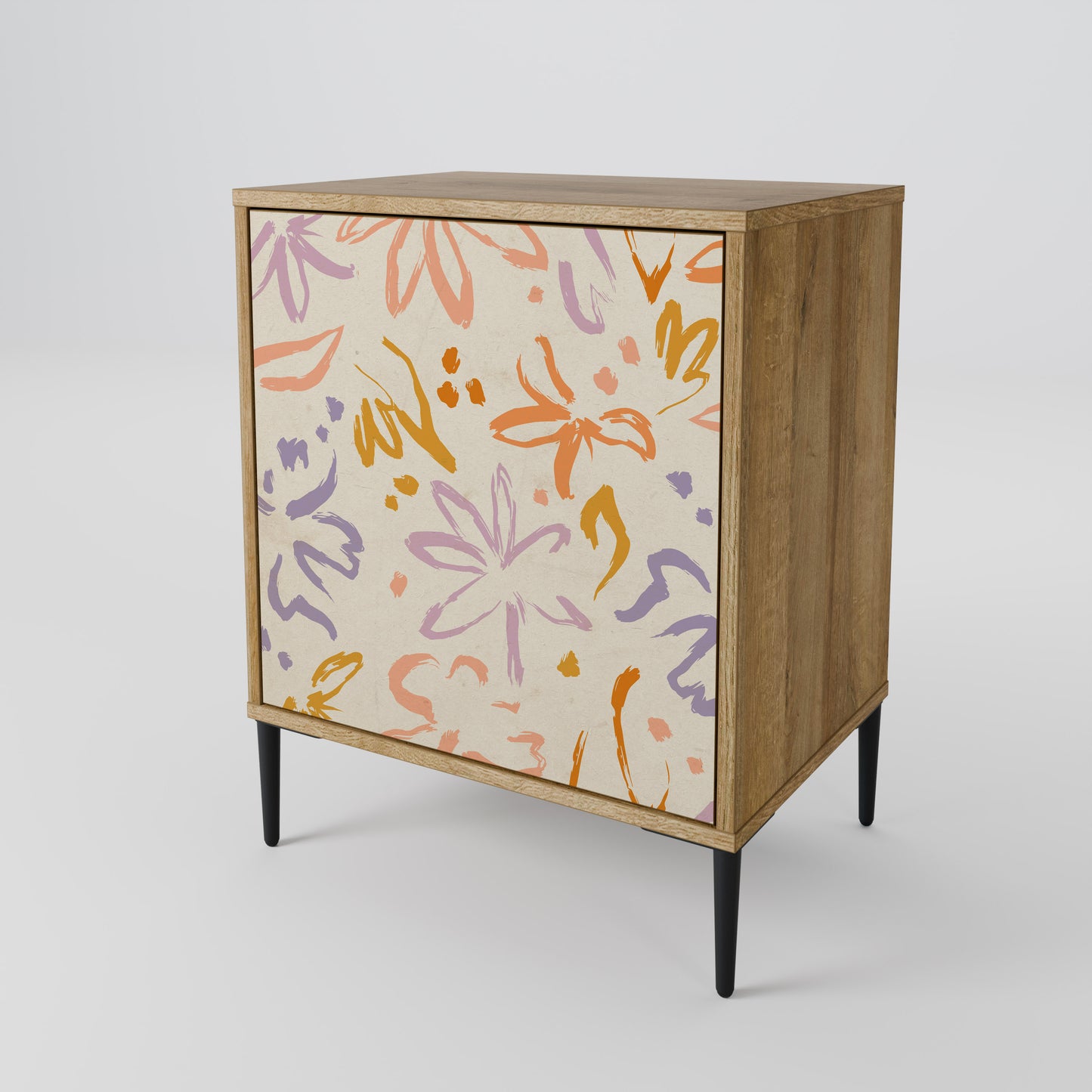 SPRING WHIMSY 1-Door Sideboard in Oak Effect