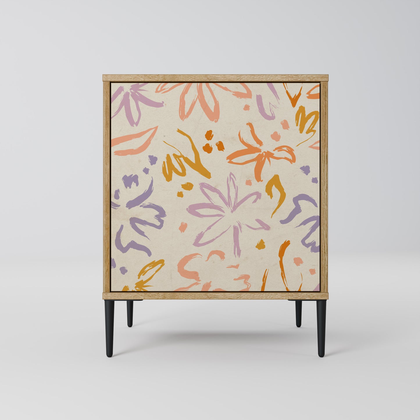 SPRING WHIMSY 1-Door Sideboard in Oak Effect