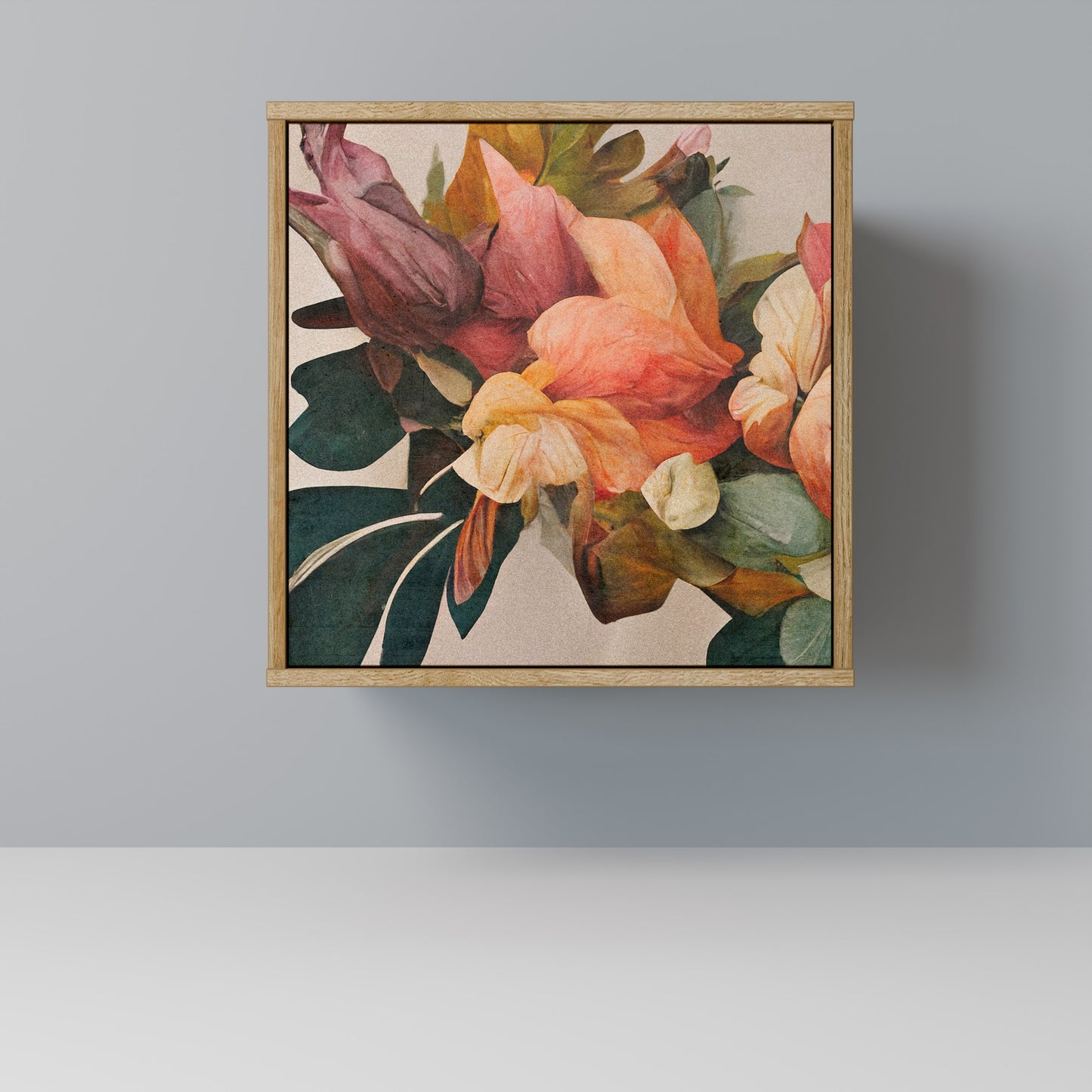 Credenza STYLISH BEAUTY a 1 anta effetto rovere