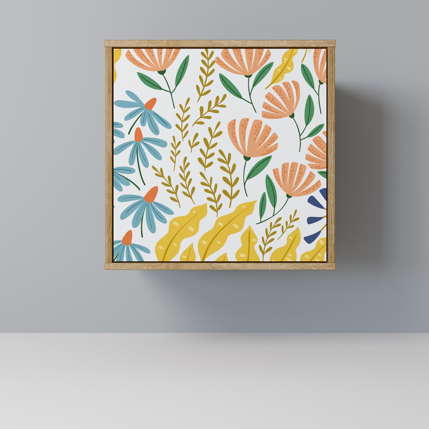 HELLO SPRING 1-Door Sideboard in Oak Effect