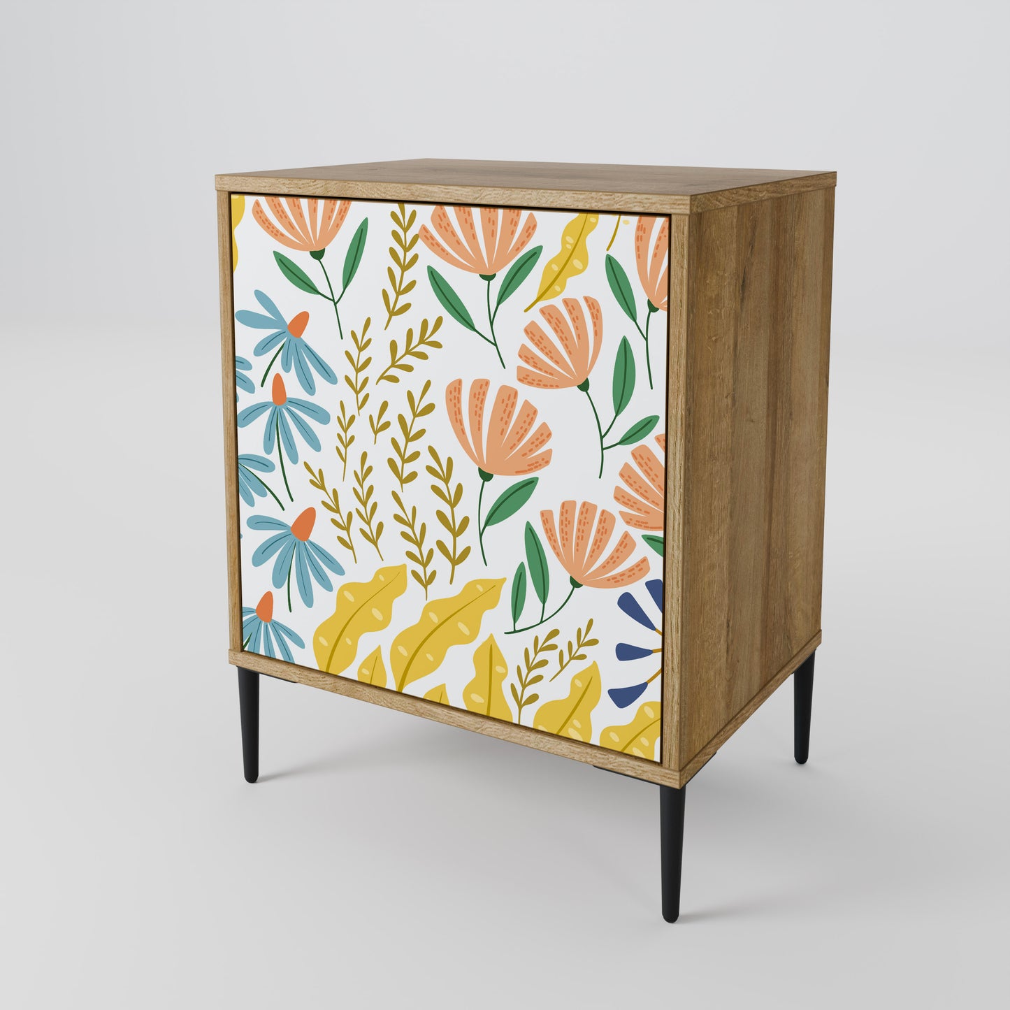 HELLO SPRING 1-Door Sideboard in Oak Effect