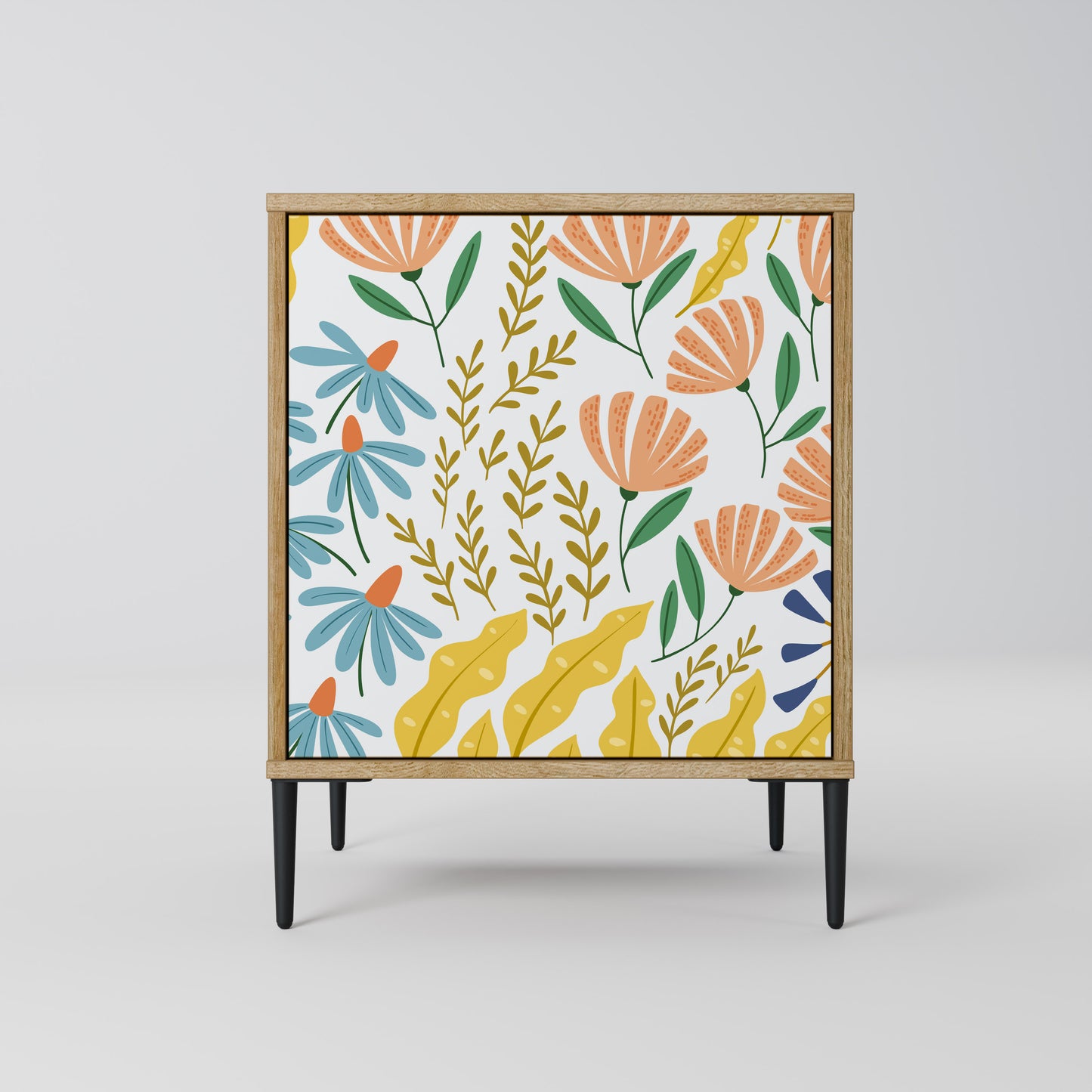 HELLO SPRING 1-Door Sideboard in Oak Effect