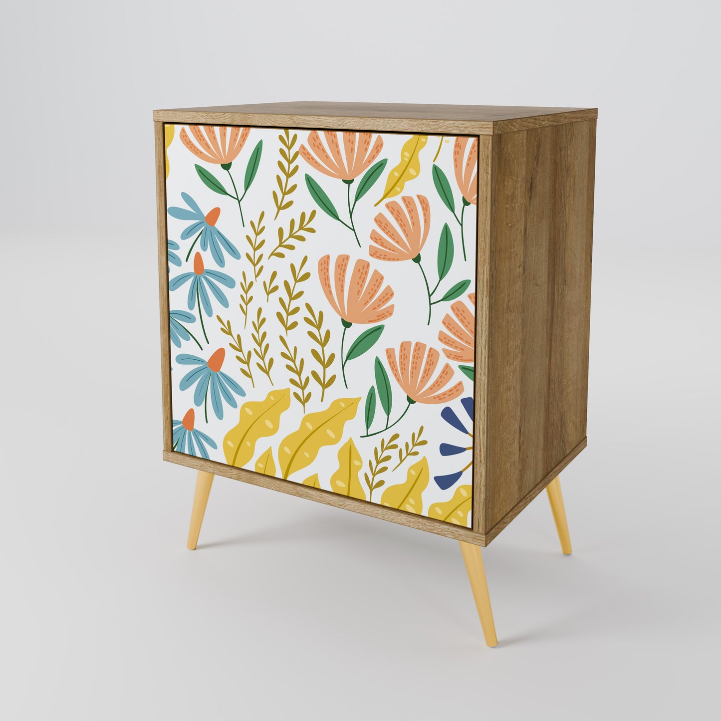 HELLO SPRING 1-Door Sideboard in Oak Effect
