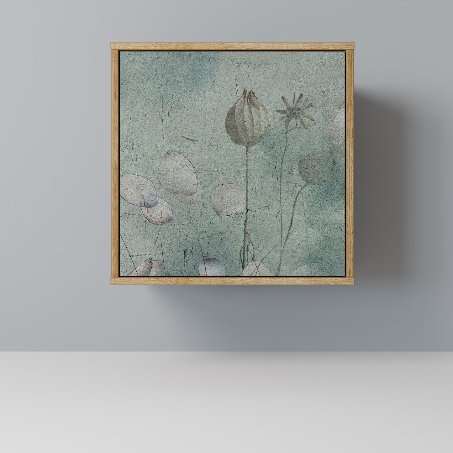 Credenza NIGHT LADY a 1 anta effetto rovere