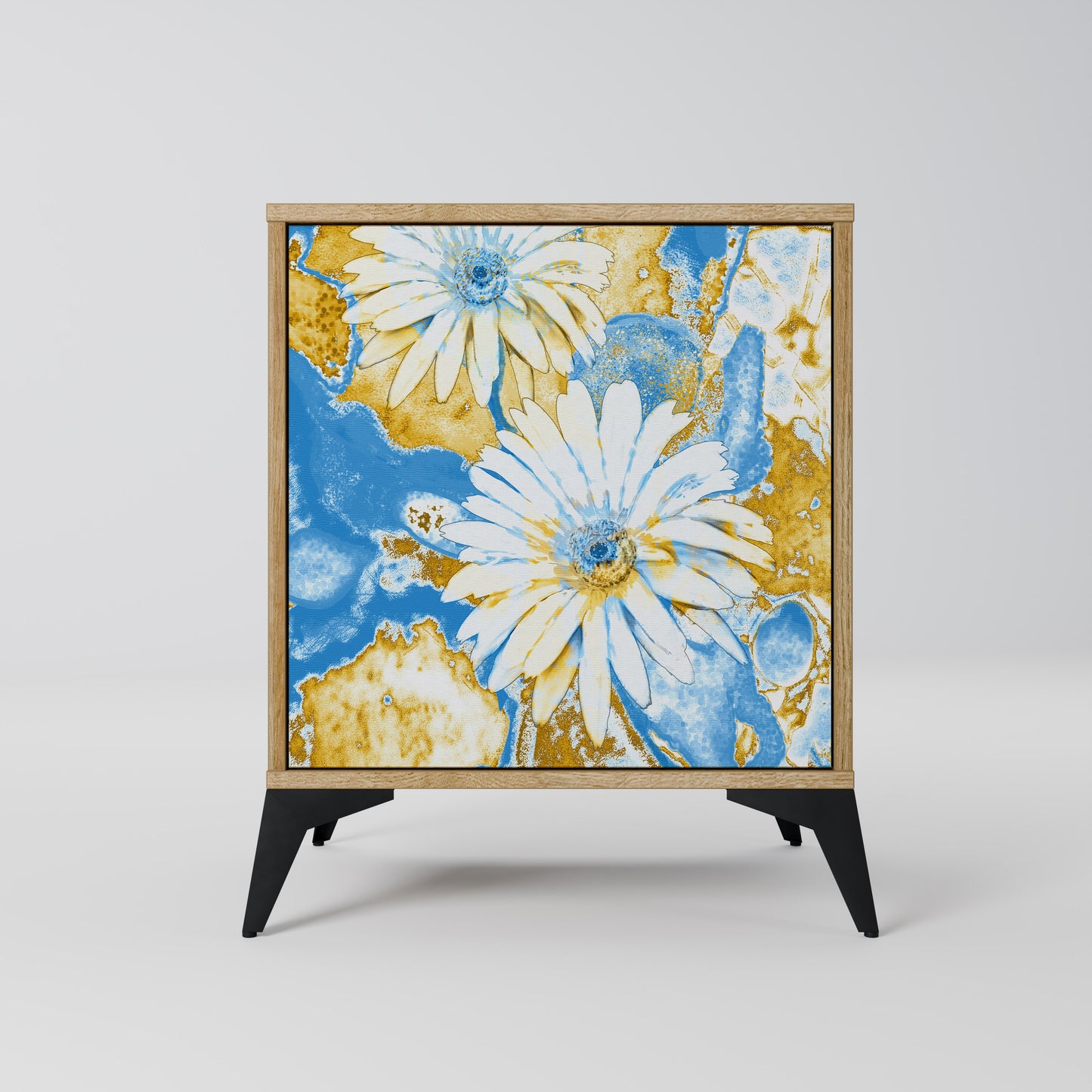 DAISY LUXE 1-Door Sideboard in Oak Effect