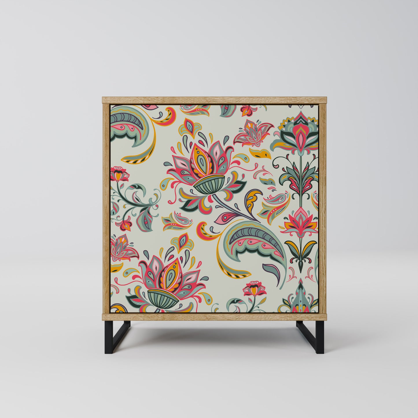 ORGANIC FOLKLORE 1-Door Sideboard in Oak Effect