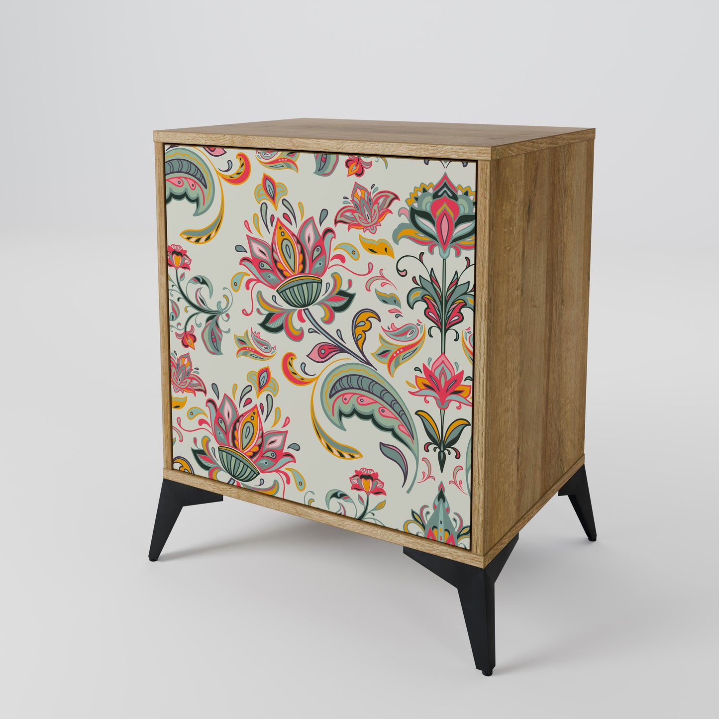ORGANIC FOLKLORE 1-Door Sideboard in Oak Effect