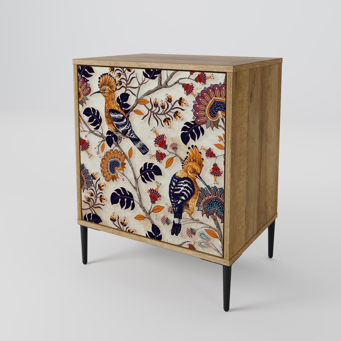 Credenza EMINENT HOOPOE a 1 anta effetto rovere