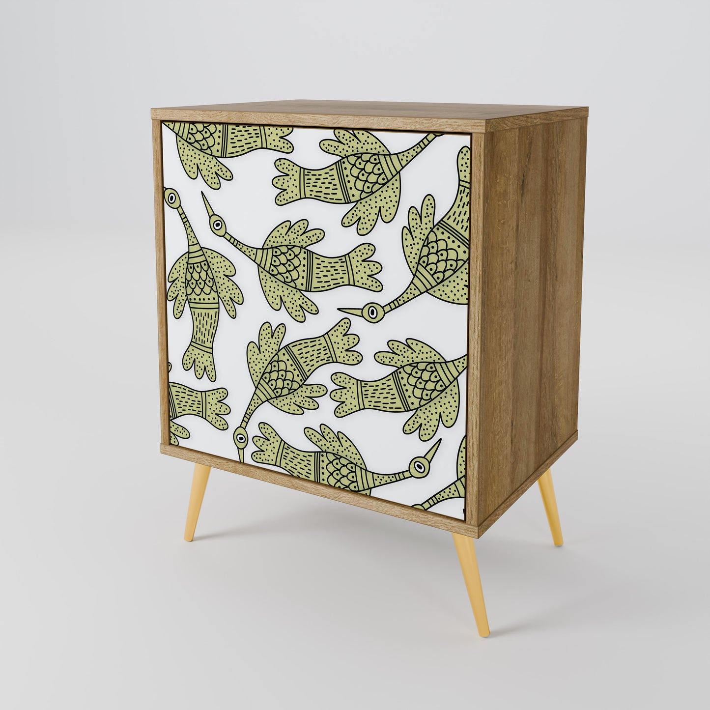 SEEDLING SONGBIRD 1-Door Sideboard in Oak Effect