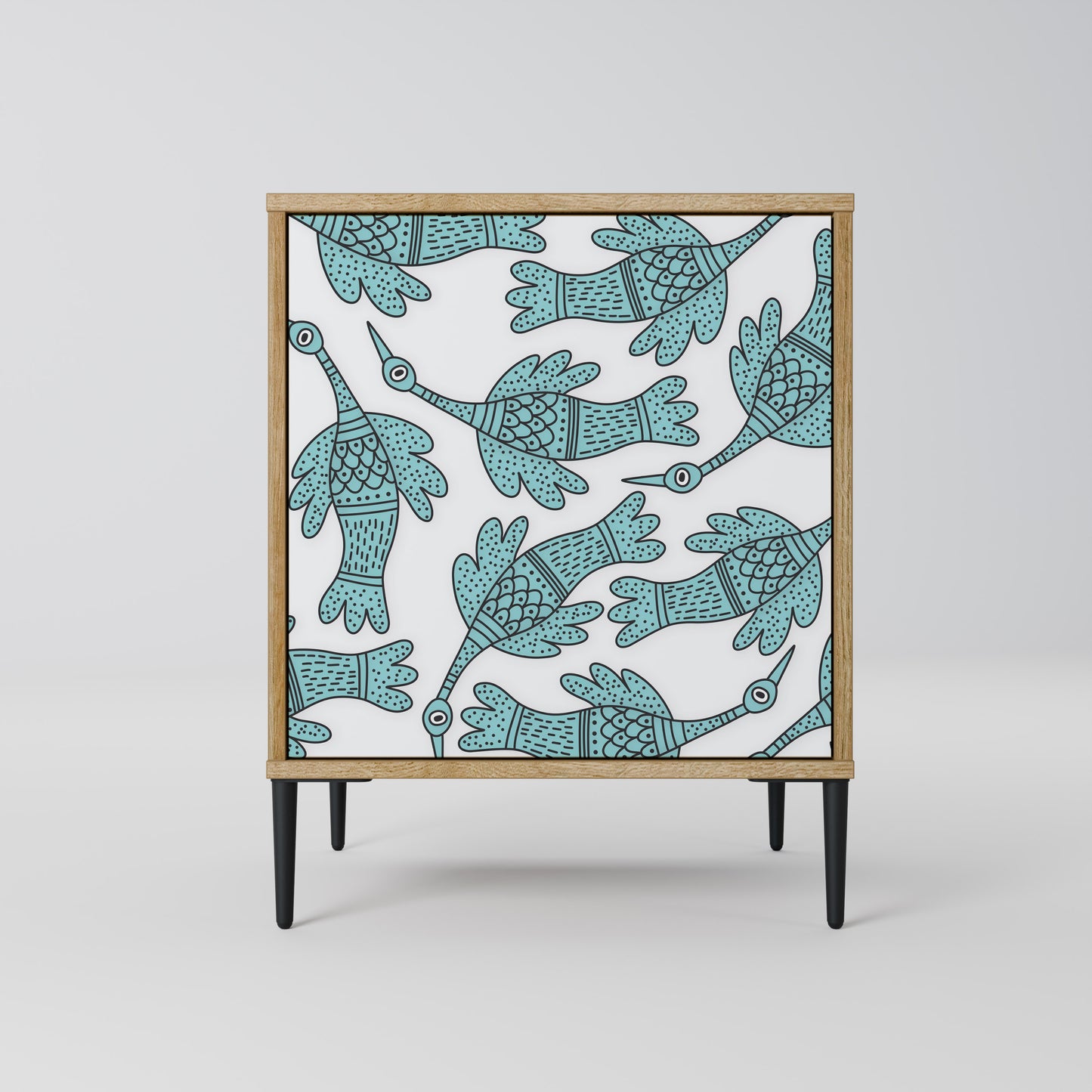 WATERSPOUT SONGIBIRD 1-Door Sideboard in Oak Effect