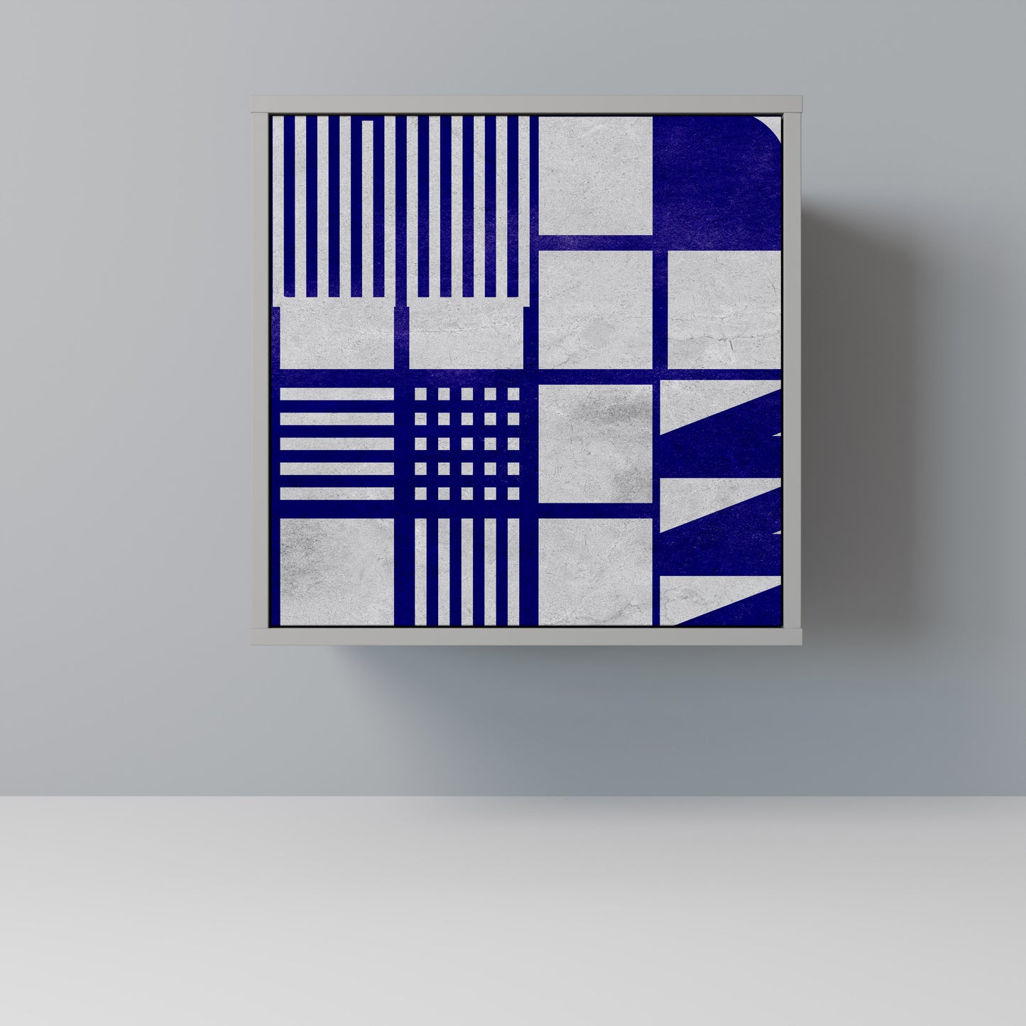 Credenza a 1 anta THE RIGHT PLACES in finitura grigia