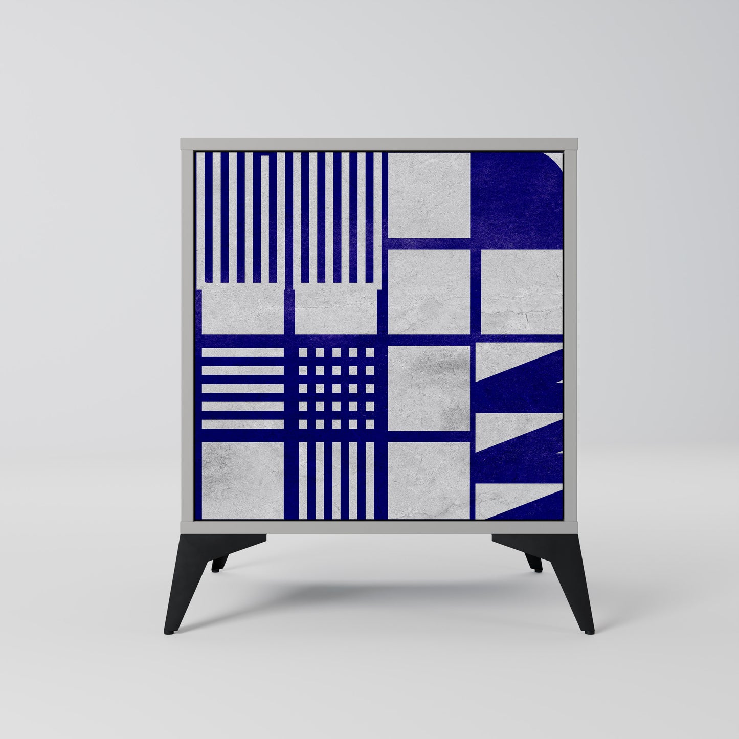 Credenza a 1 anta THE RIGHT PLACES in finitura grigia