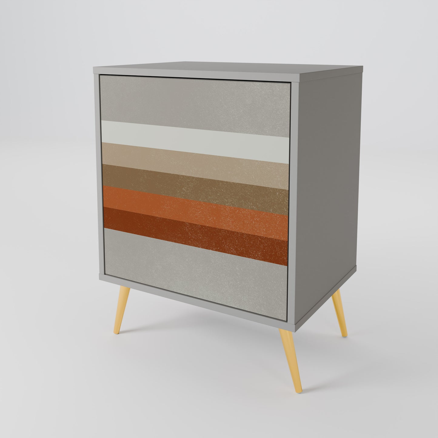 PECULIAR TRAIL 1-Door Sideboard in Grey Finish