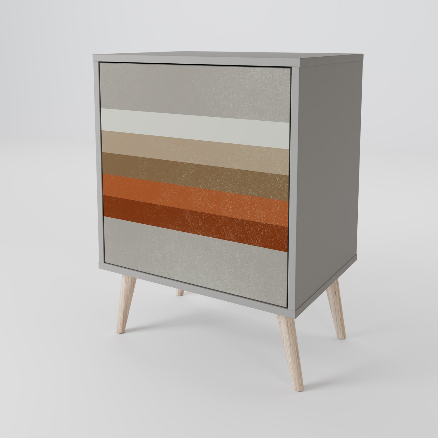 PECULIAR TRAIL 1-Door Sideboard in Grey Finish
