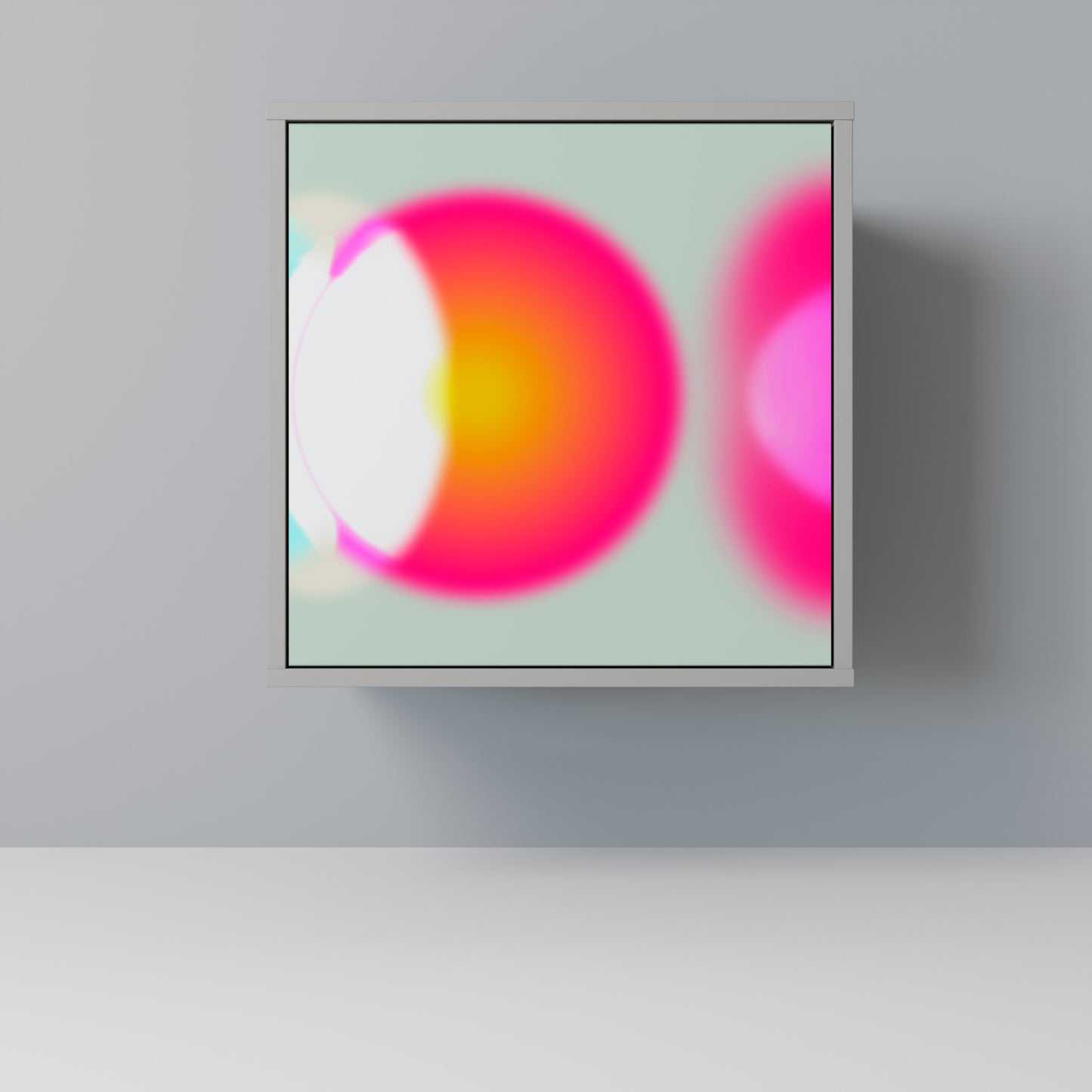 Credenza SYMPHONY OF COLORS a 1 anta in finitura grigia