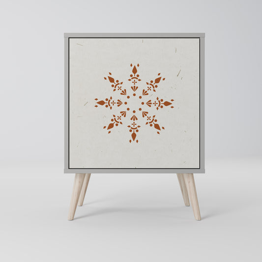 Credenza DAILY HARMONY a 1 anta con finitura grigia