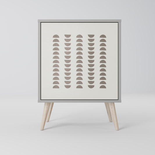 Credenza HARMONY ESSENCE a 1 anta in finitura grigia