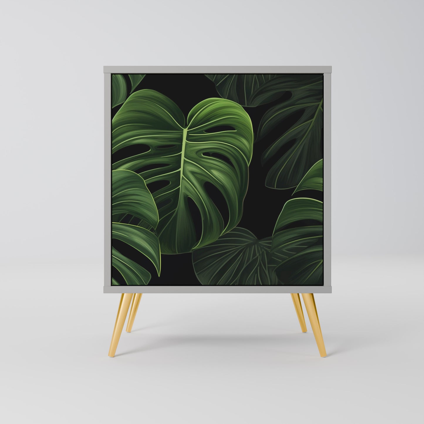 INFINITE MONSTERA 1-Door Sideboard in Grey Finish