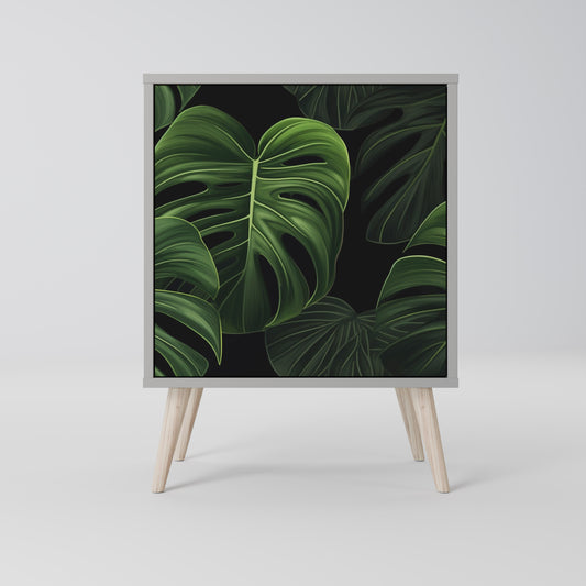 INFINITE MONSTERA 1-Door Sideboard in Grey Finish