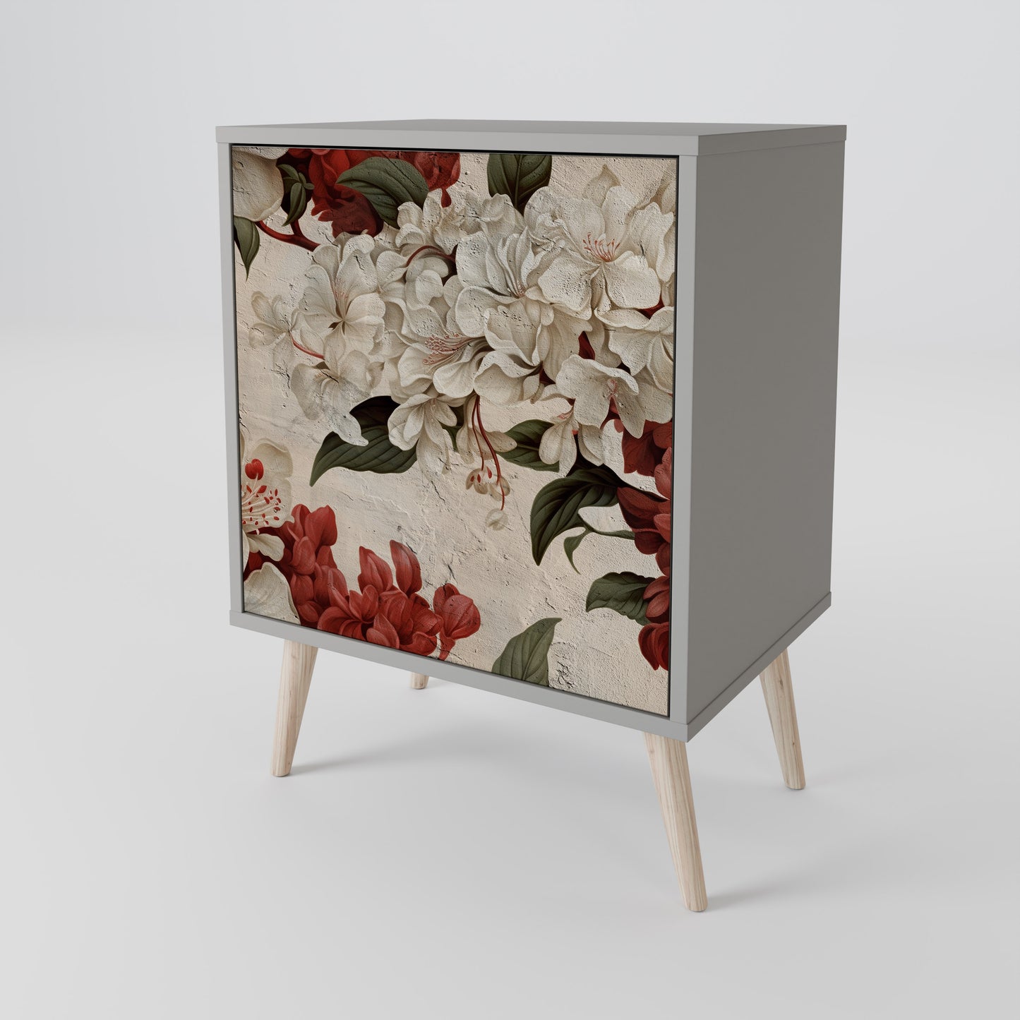 EPHEMERAL DAYS 1-Door Sideboard in Grey Finish