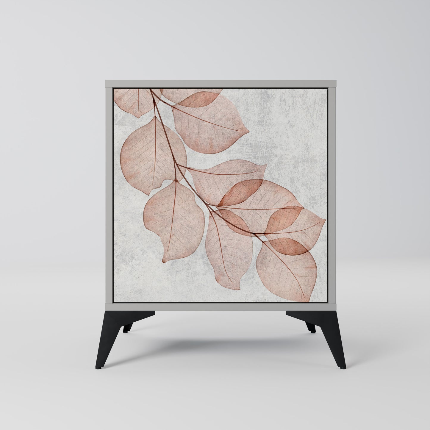 AUTUMN FRAGILITY 1-Door Sideboard in Grey Finish
