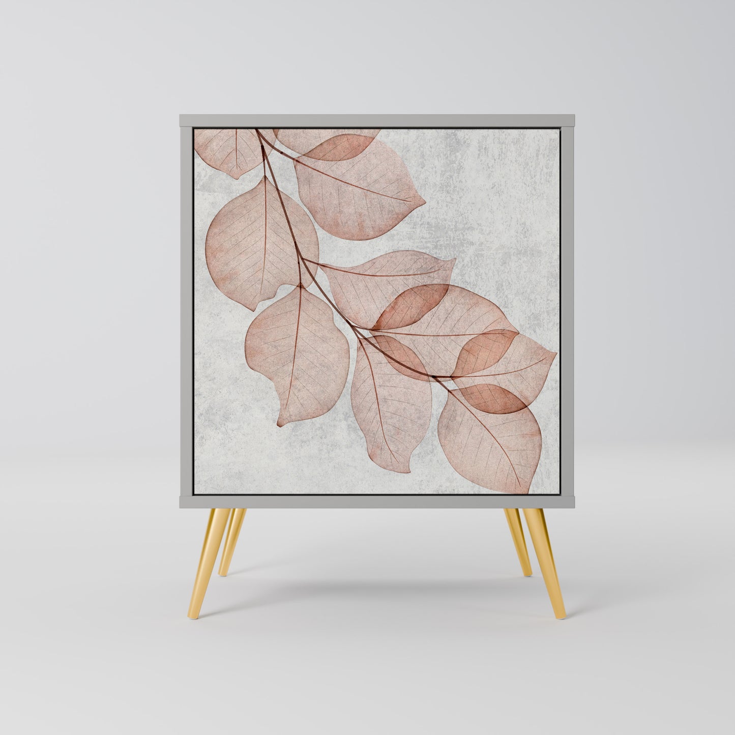 AUTUMN FRAGILITY 1-Door Sideboard in Grey Finish