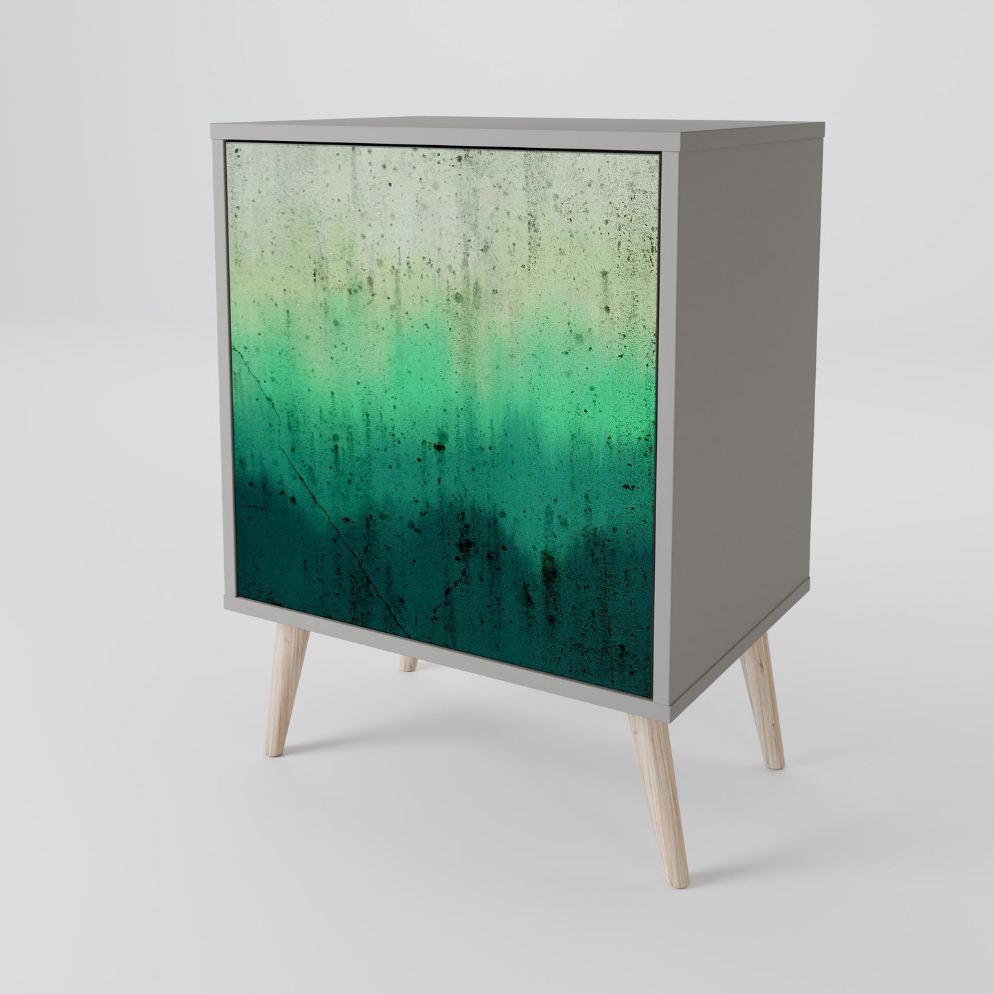 NORTHERN LIGHTS 1-Door Sideboard in Grey Finish