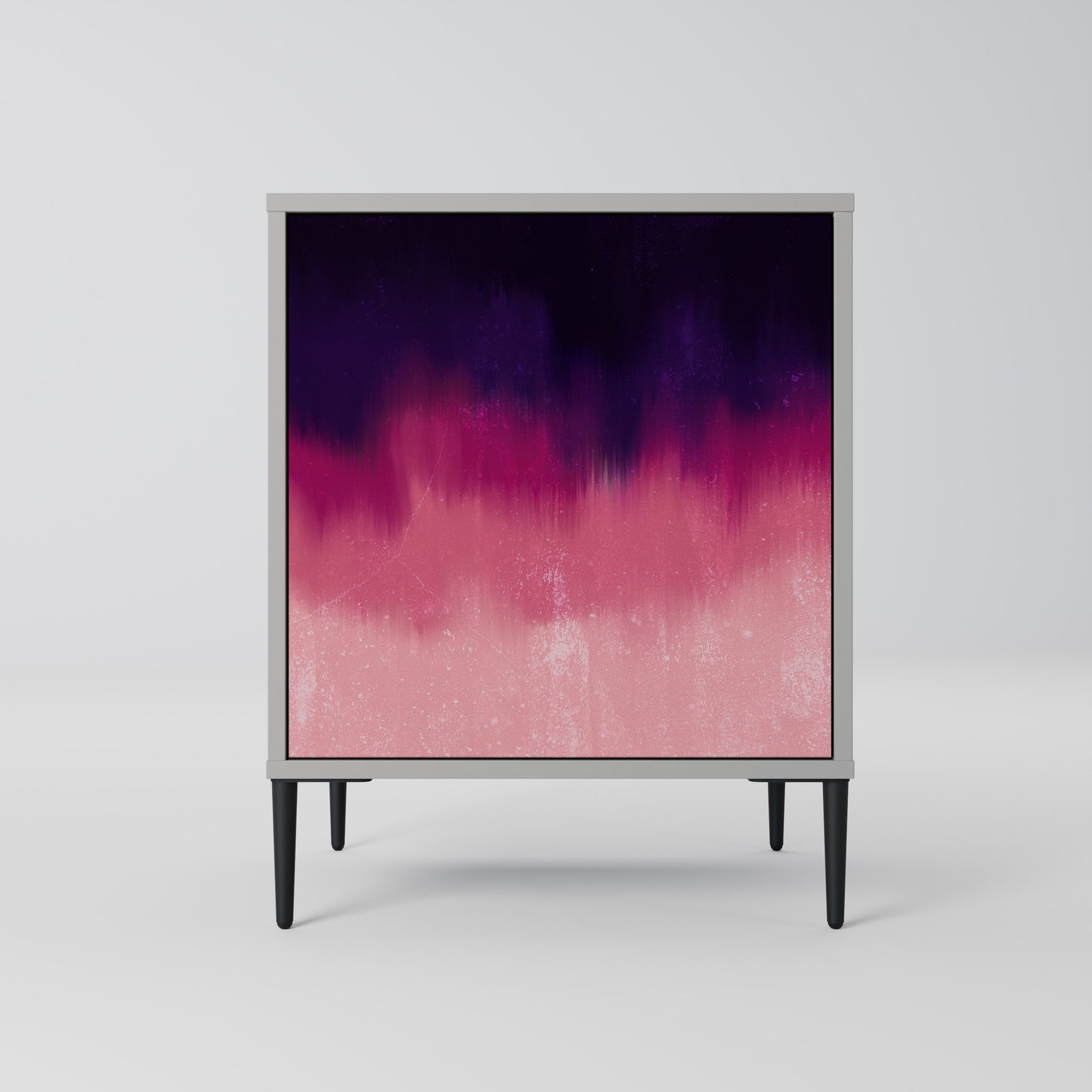 AURORA BOREALIS 1-Door Sideboard in Grey Finish